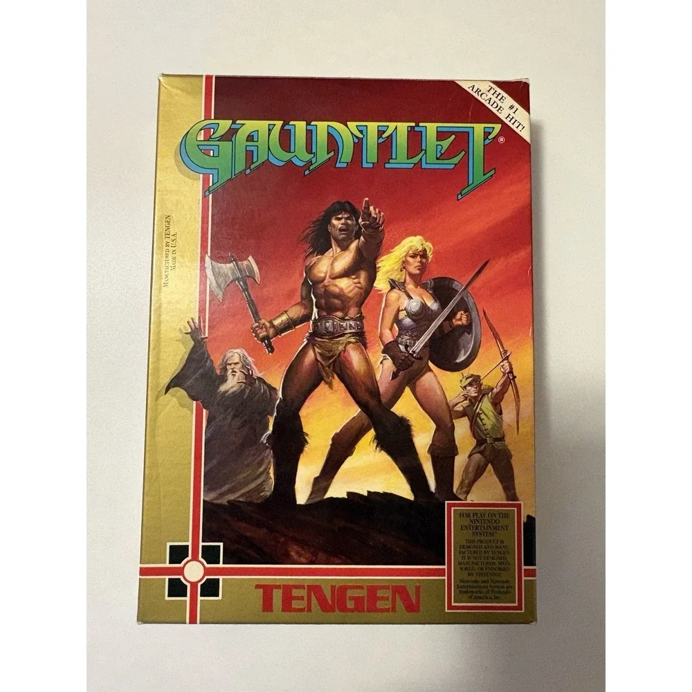 NES Gauntlet CIB Nintendo Tengen Complete